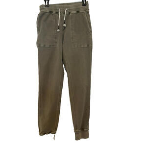 Faherty olive sweatpants/joggers sz S  active wear cinched ankles #1788